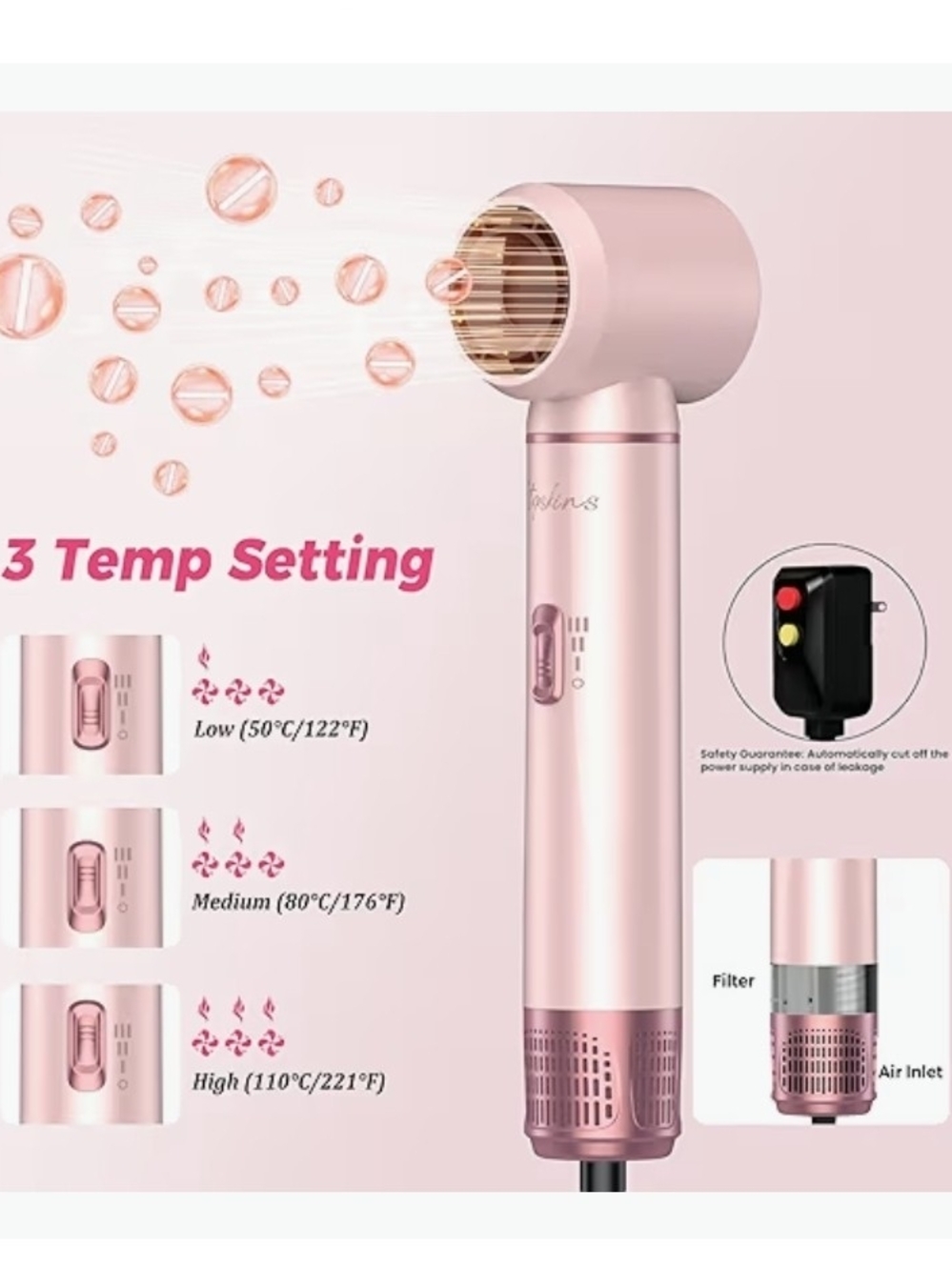 Pink Multi-Tool Hair Styler Set - Picture 6 of 7